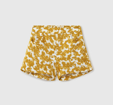 Printed Regular Fit Mid Rise Shorts