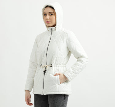 Women's Long Sleeves Quilted Sherling Jacket