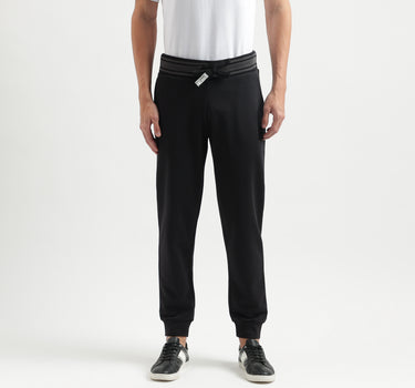 Solid Pattern Regular Fit Trousers