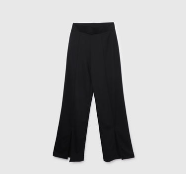 Solid Regular-Fit Trousers