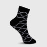 Pack of 2 Striped & Branded Socks