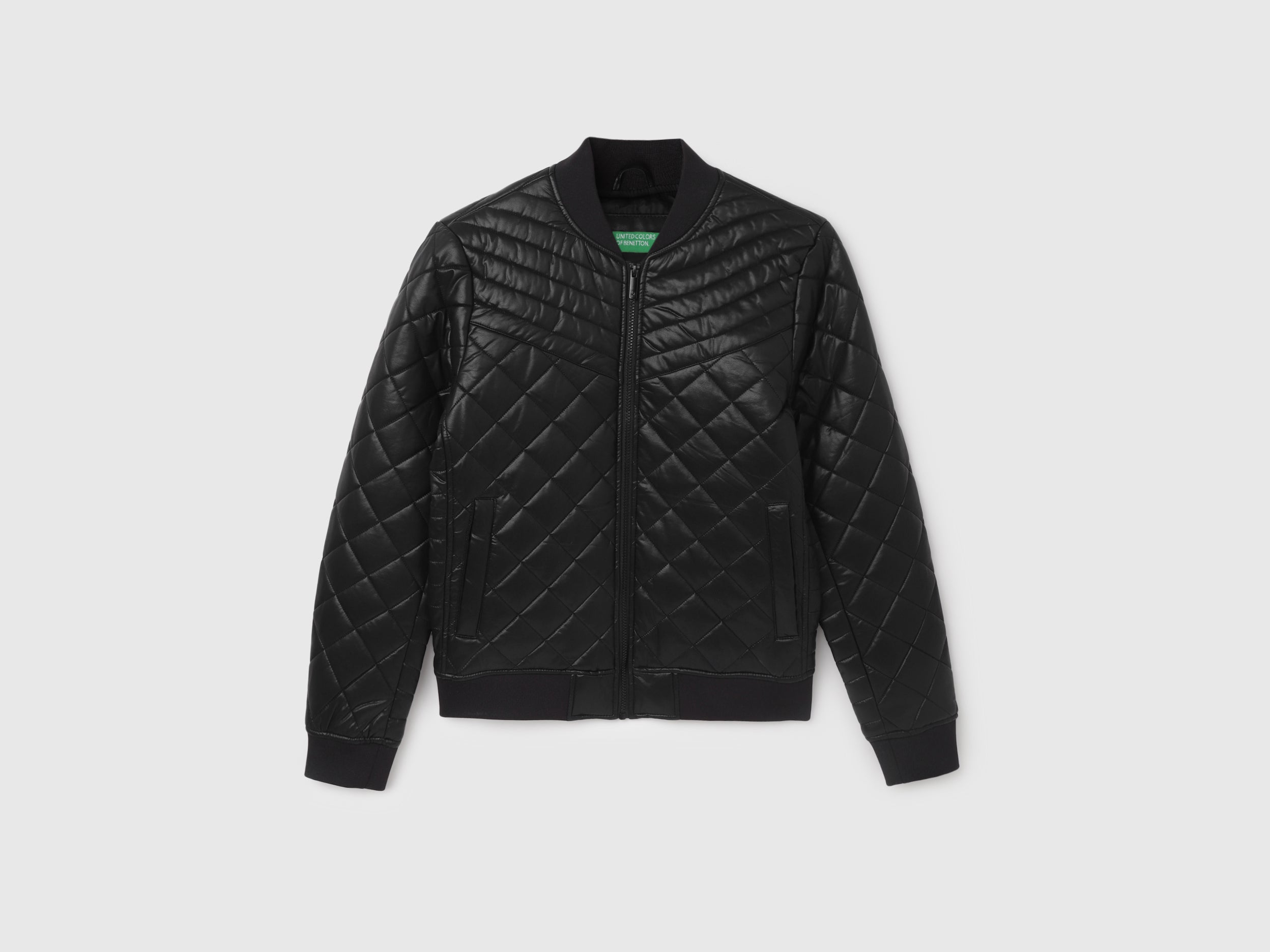 Quilted Jacket United Colors Of Benetton Bomber Jacket Men's