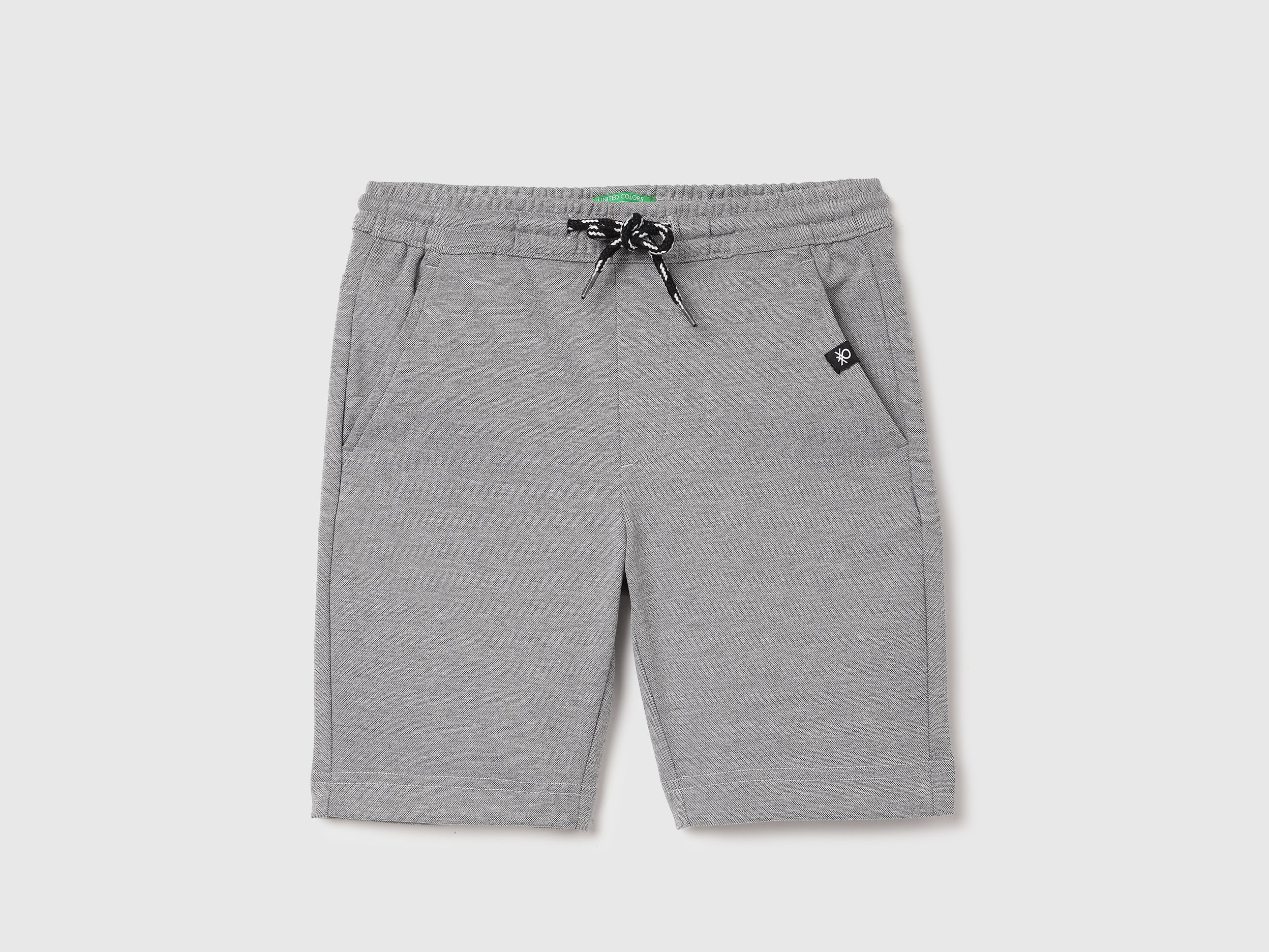 Textured Regular Fit Shorts