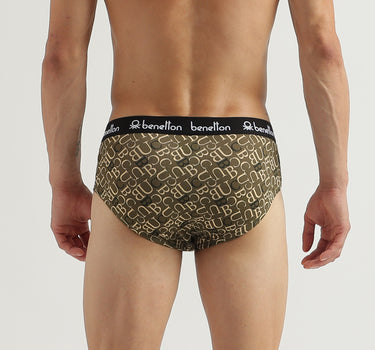 Pack of 2 Typographic Print Low Rise Briefs