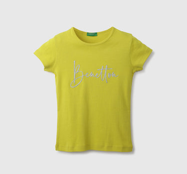 Girls Brand Logo Top