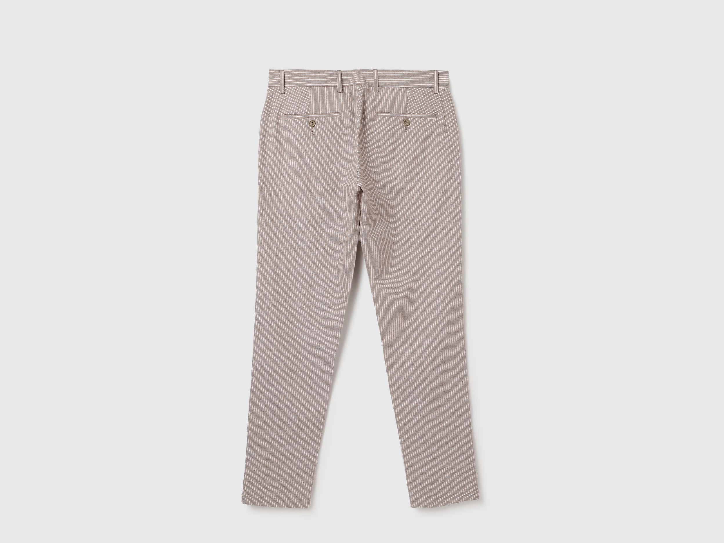 Striped Relaxed Fit Trousers – United Colors of Benetton Store