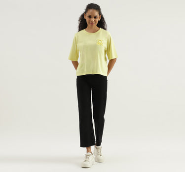 Round Neck Solid T-Shirt