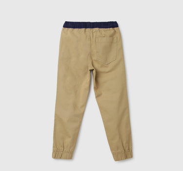 Boys Solid Joggers Fit Trousers