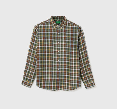 Regular Fit Button Down Collar Checkered Shirts