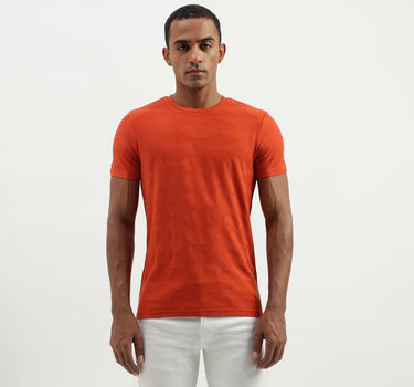 Regular Fit Round Neck Solid T-Shirt