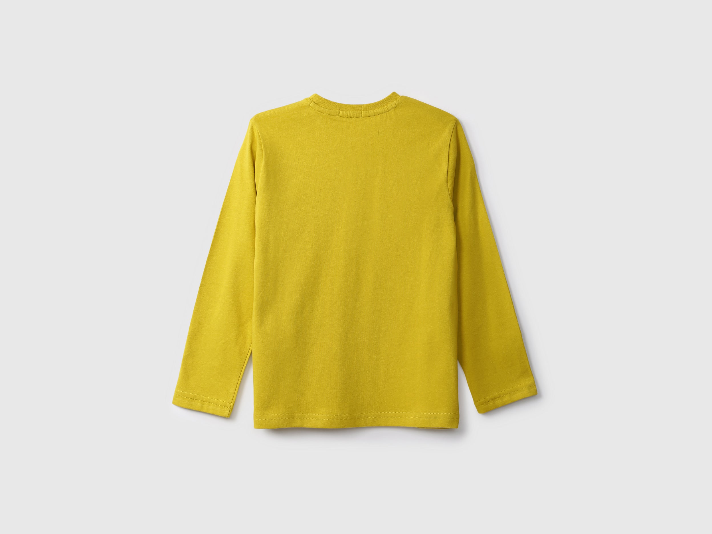 Boys Long Sleeve Yellow T Shirt – United Colors of Benetton Store