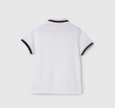 Regular Fit Polo Neck Textured T-Shirt