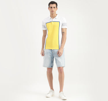 Frame Printed Polo T-Shirt