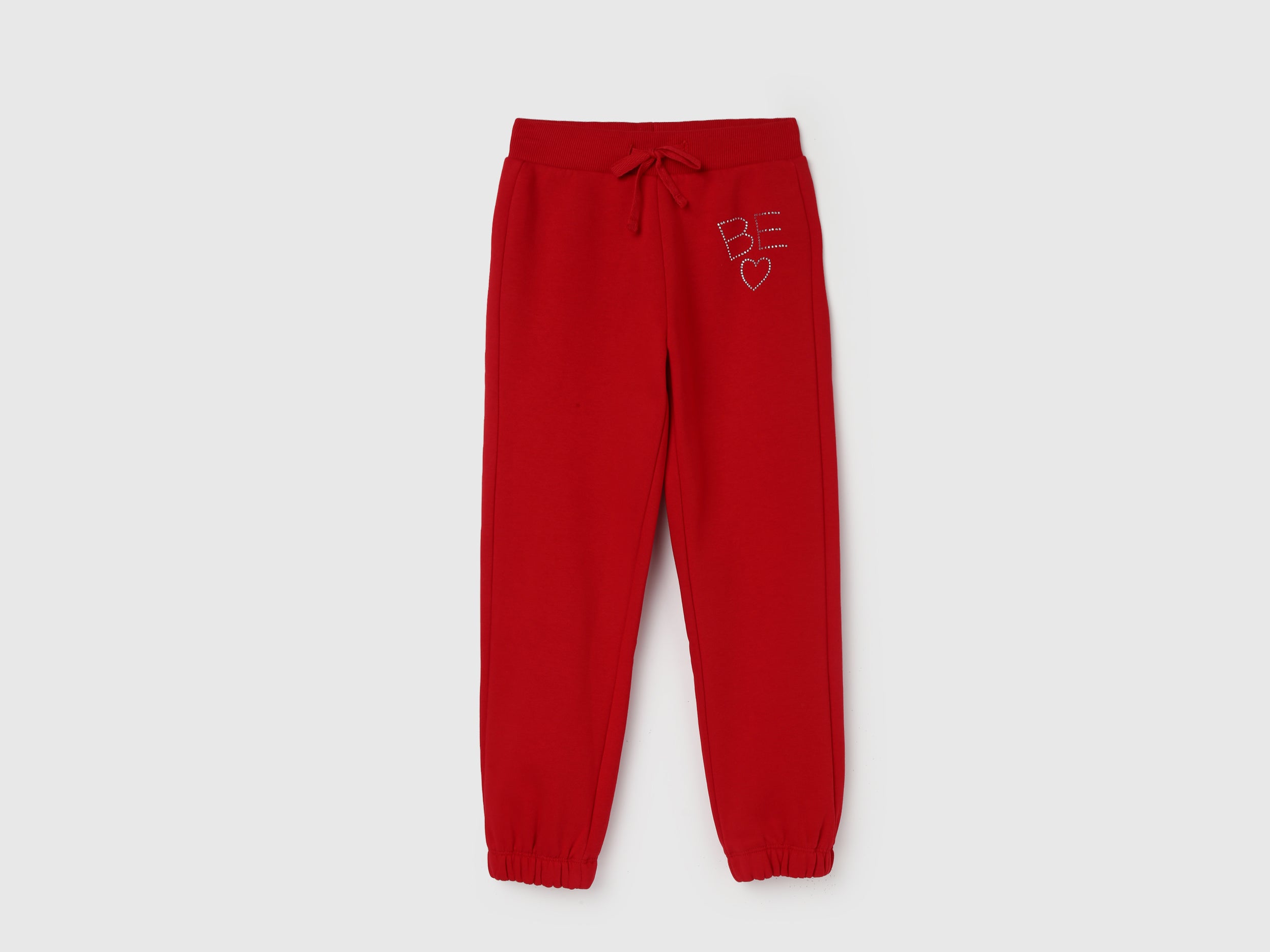 Girl's Solid Regular Fit Joggers