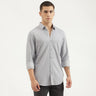 Slim Fit Spread Collar Solid Shirts