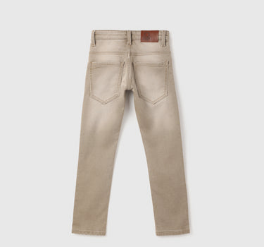 Boy's Solid Slim Fit Jeans