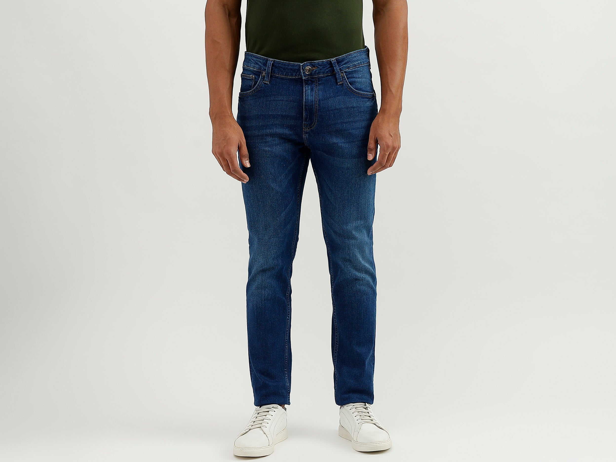 Solid Skinny Fit Jeans