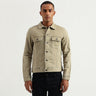 Men's Regular Fit Spread Collar Solid Jackets