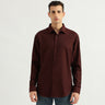 Men's Slim Fit Spread Collar Solid Shirts