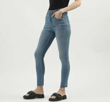 Women's Solid Skinny Fit Jeans