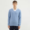 Men's Regular Fit V-Neck Solid Sweater