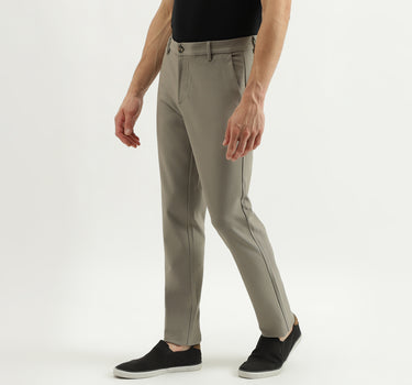 Solid Slim Fit Trousers