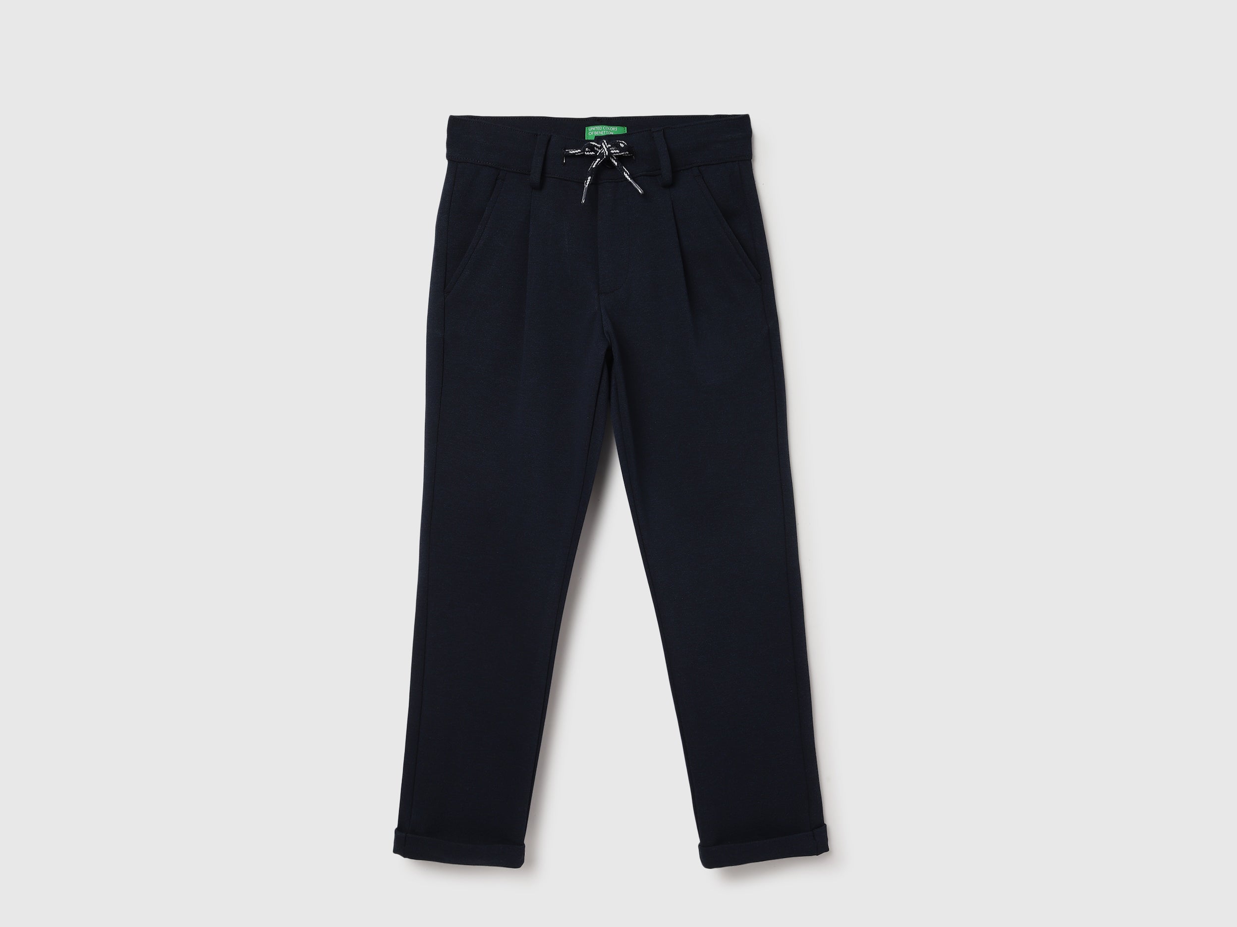 Textured Regular Fit Trousers