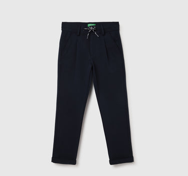 Textured Regular Fit Trousers