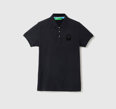 Men Solid Polo Collar T-Shirt