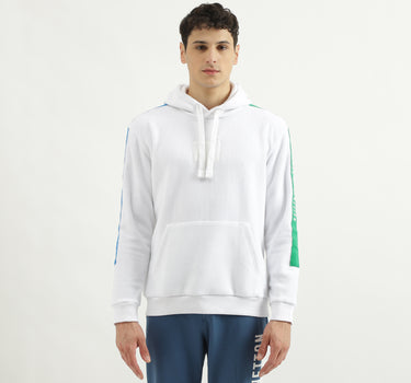 Hooded Neck Solid Sweatshirt