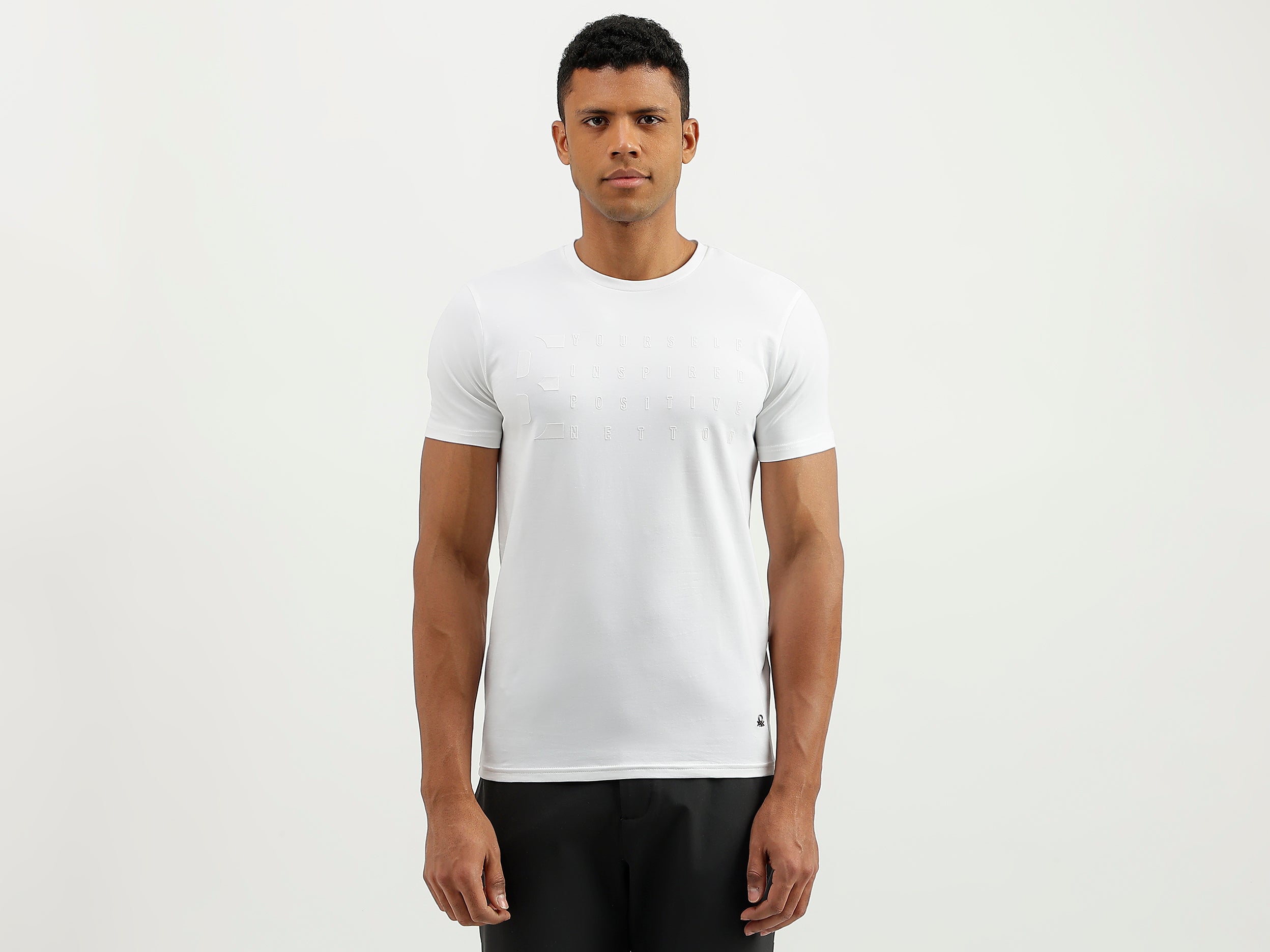 Regular Fit Round Neck Solid T-Shirt