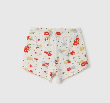 Printed Regular Fit Mid Waist Shorts