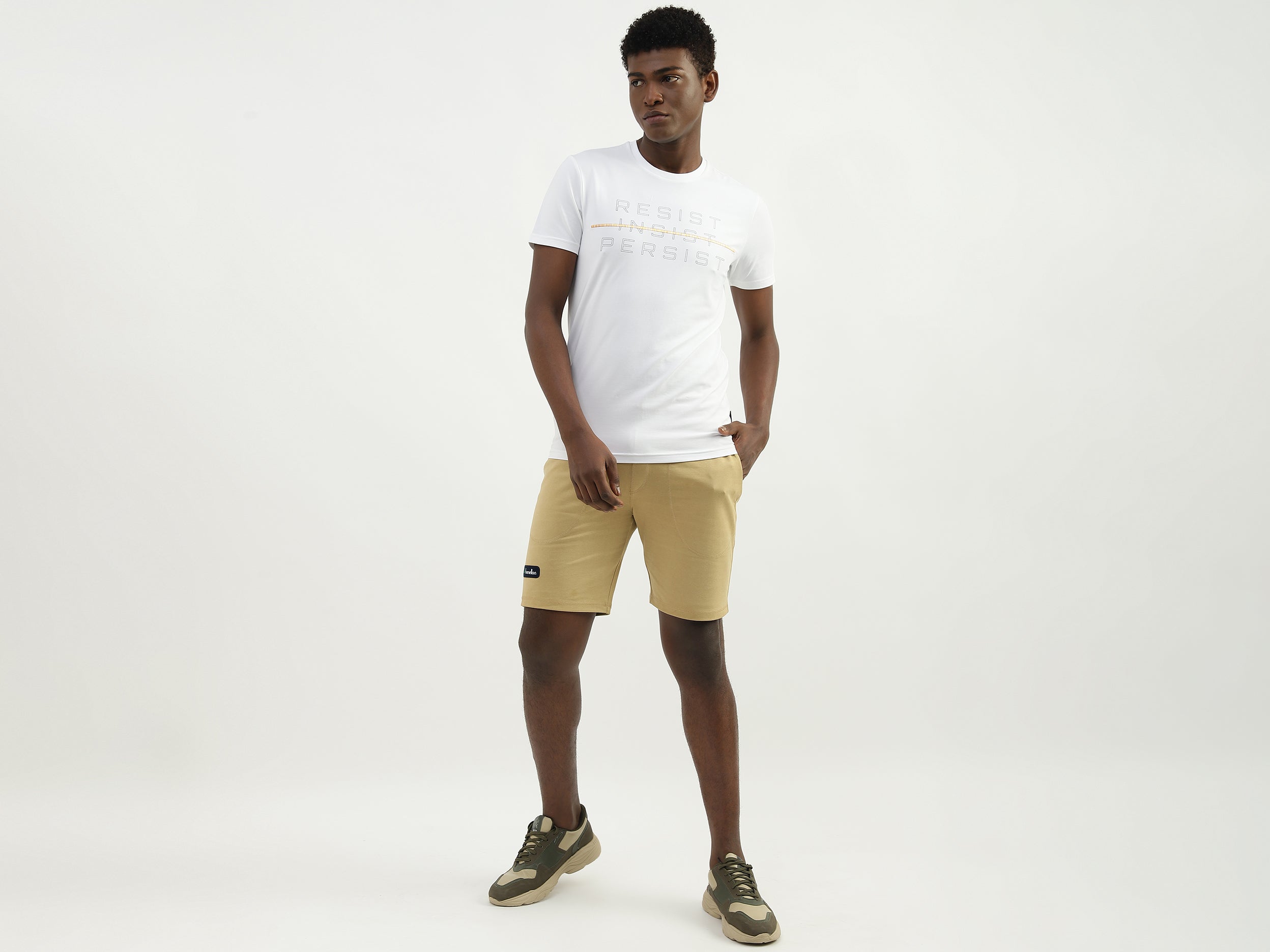 Cotton Solid Regular Fit Mens Shorts