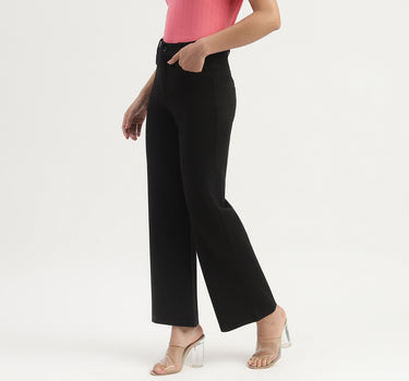 Monotone Wide Leg Trousers