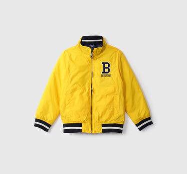 Boys Yellow Reversible Jacket