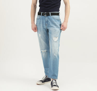 Men Solid Regular Fit Jeans