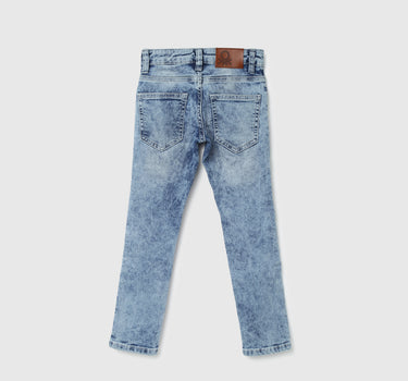 Boys Solid Skinny Fit Jeans