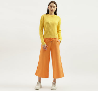 Regular Fit Round Neck Solid Sweater