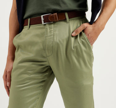 Solid Relaxed Fit Trousers