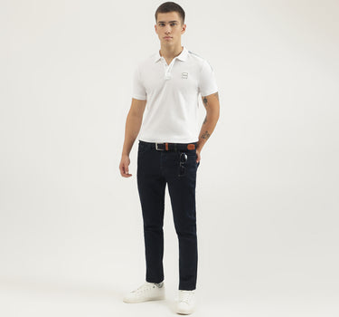 Regular Fit Polo Neck Solid T-shirts