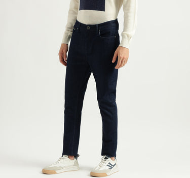 Men's Solid Carrot Fit Jeans