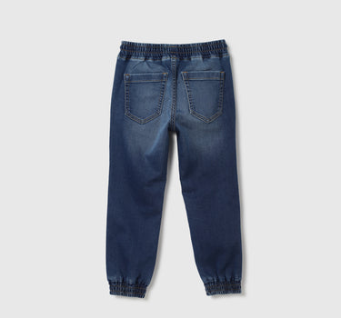 Boys Solid Joggers Fit Jeans