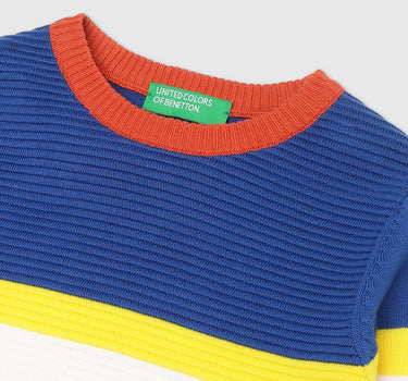 Boys Long Sleeve Stripe Sweatshirt