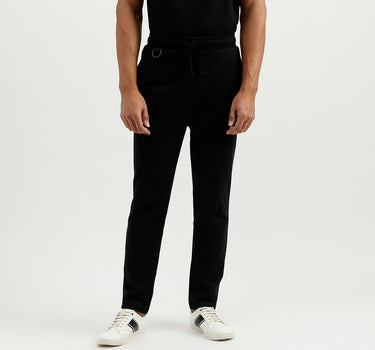 Solid Tapered Trousers