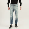 Men Solid Carrot Fit Jeans