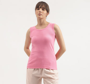 Regular Fit Round Neck Solid Top