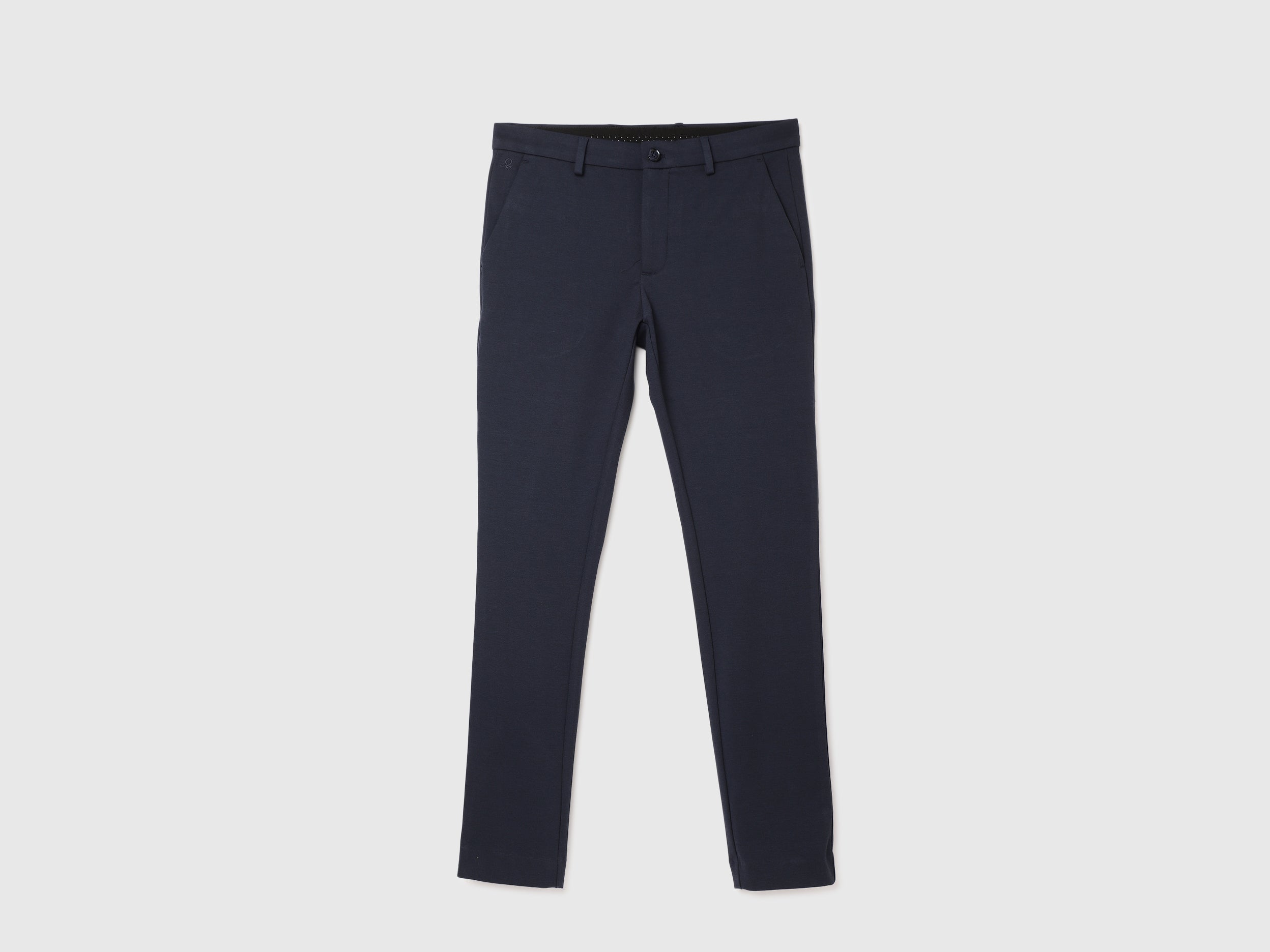 Plain Slim Fit Trousers