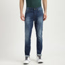 Mens Carrot Fit Solid Jeans