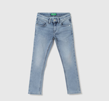 Boys Solid Regular Fit Jeans