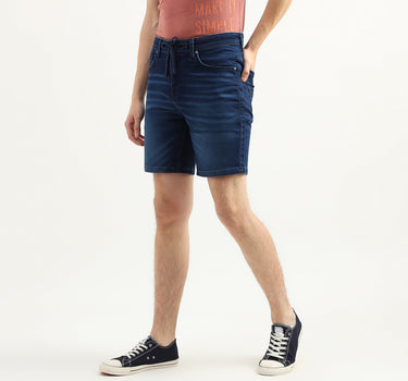 Men Solid Slim Fit Shorts